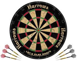 Zestaw Harrows Let's Play Darts Game Set / tarcza + rzutki