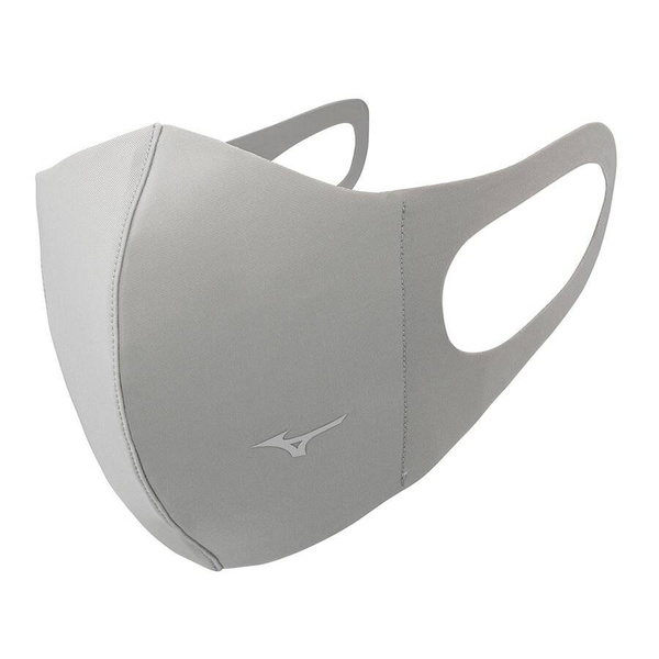 Maseczka sportowa Mizuno Face Cover J2GW055M03 srebrna